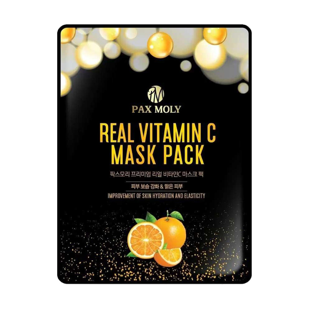 Тканинна маска для обличчя Pax Moly Real Vitamin C Mask Pack з вітамином С, 25 мл